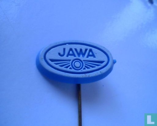 JAWA [wit op blauw]