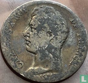France 1 franc 1828 (W) - Image 2
