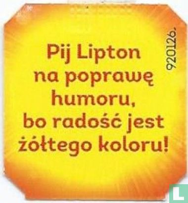 Pij Lipton na poprawe humoru, bo radosc jest zttego koloru! - Afbeelding 1