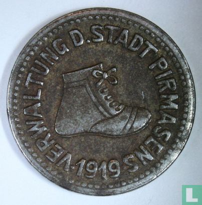 Pirmasens 5 pfennig 1919 - Afbeelding 1