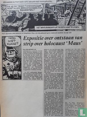 Expositie over ontstaan van strip over holocaust 'Maus'