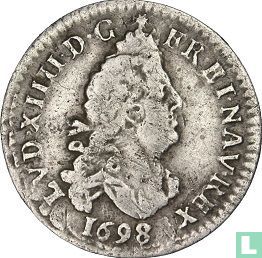 France 4 sols 1698 (D) - Image 1