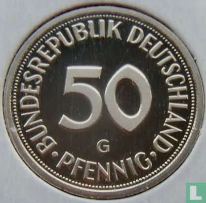 Duitsland 50 pfennig 1991 (PROOF - G) - Afbeelding 2