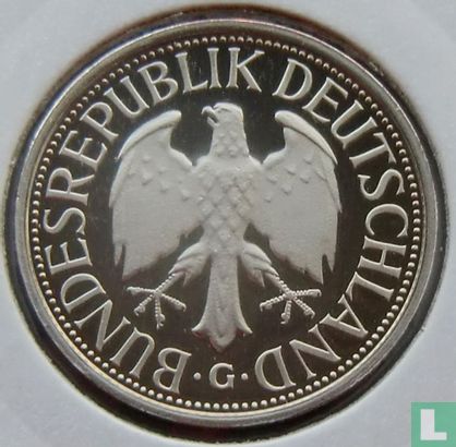 Duitsland 1 mark 1991 (PROOF - G) - Afbeelding 2