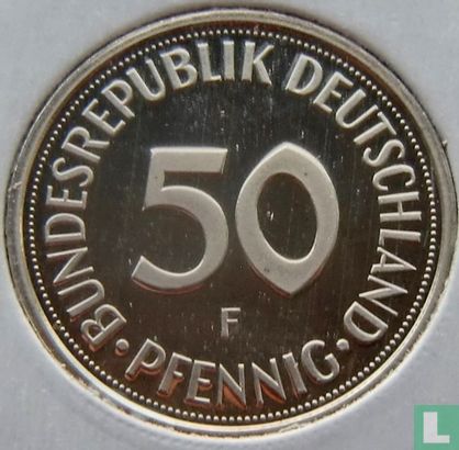 Duitsland 50 pfennig 1991 (PROOF - F) - Afbeelding 2