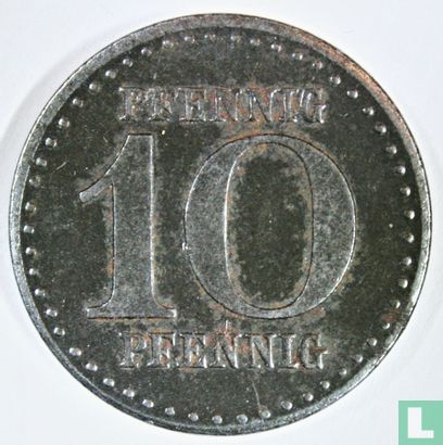 Naumburg 10 pfennig 1919 (type 1 - 53 punten) - Afbeelding 2