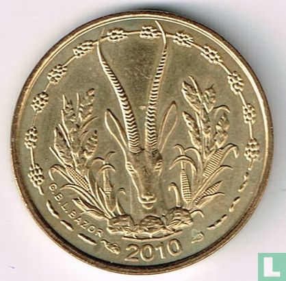 États d'Afrique de l'Ouest 5 francs 2010 - Image 1