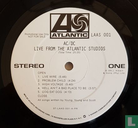 Live From The Atlantic Studios - Afbeelding 3