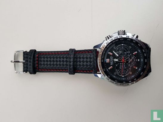 Horloge Megir 1010 Quartz Black - Afbeelding 2