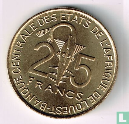 États d'Afrique de l'Ouest 25 francs 2012 "FAO" - Image 2