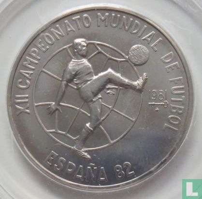 Kuba 1 Peso 1981 "1982 Football World Cup in Spain" - Bild 1