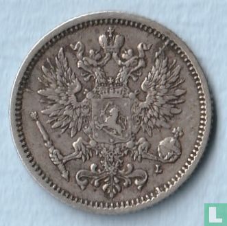 Finlande 50 penniä 1892 "lion de queue" - Image 2