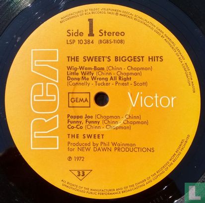 The Sweet's Biggest Hits - Image 3
