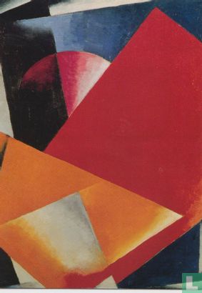 Painterley Architectonic with red semicircle,1918 - Bild 1
