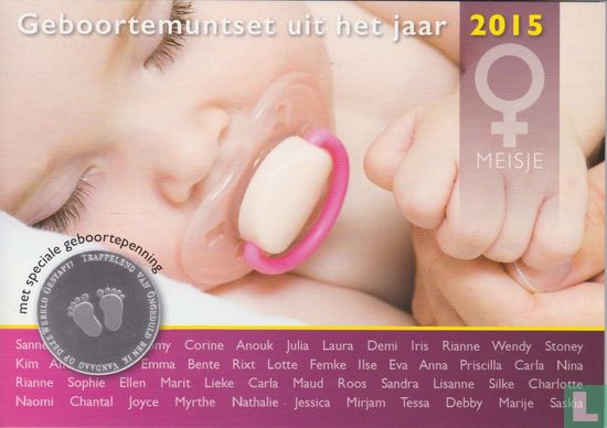 Pays-Bas coffret 2015 "Baby set girl" - Image 1