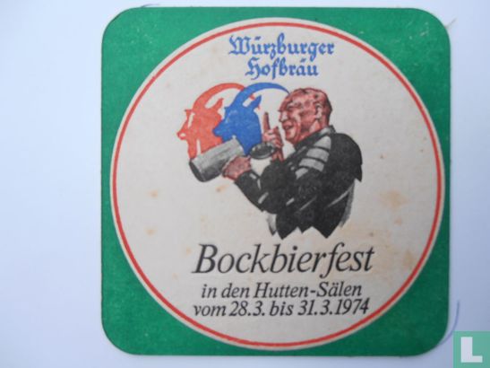 Bockbierfest In den Hutten-Sälen 1974