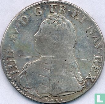France 1 ecu 1740 (L) - Image 2