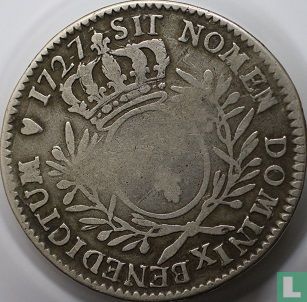Frankrijk ½ écu 1727 (X) - Afbeelding 1
