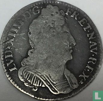 France 1/10 écu 1713 (E) - Image 2