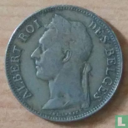 Belgisch-Congo 50 centimes 1921 (FRA) - Afbeelding 2