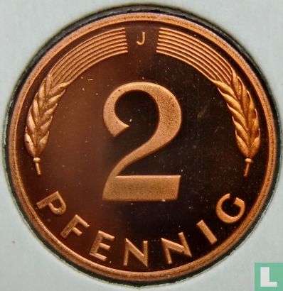 Germany 2 pfennig 1992 (J) - Image 2