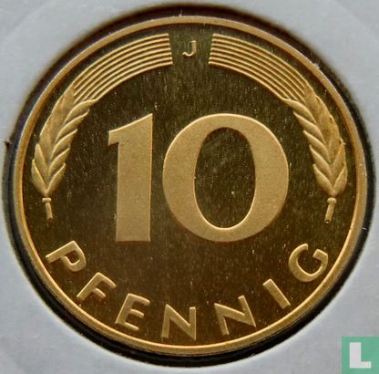 Duitsland 10 pfennig 1991 (J) - Afbeelding 2