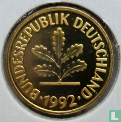 Germany 5 pfennig 1992 (F) - Image 1