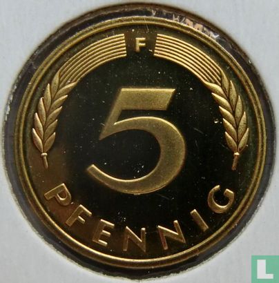 Germany 5 pfennig 1992 (F) - Image 2