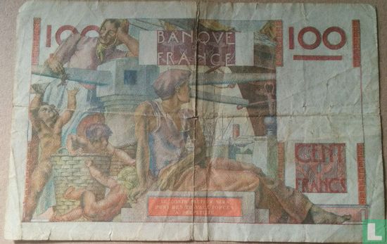Frankreich 100 Francs 1945 - Bild 2