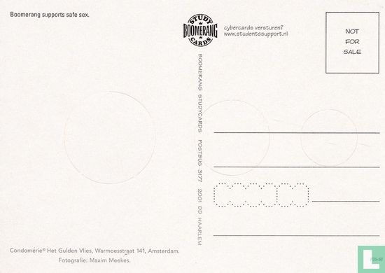 U000407 - Condomerie Het Gulden Vlies "paskaartje" - Bild 2