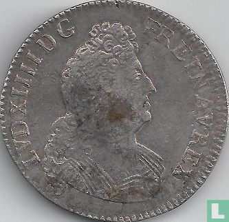 Frankreich ½ Ecu 1704 (X) - Bild 2