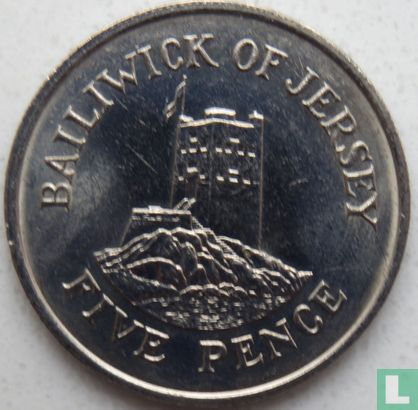Jersey 5 pence 1988 - Afbeelding 2