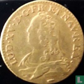 Frankrijk 1 louis d'or 1727 (W) - Afbeelding 2