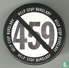 459 - Help Stop Burglary