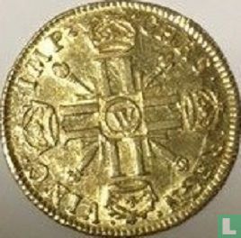 Frankrijk 1 louis d'or 1701 (W - met gekroonde kruis) - Afbeelding 2