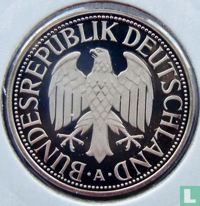 Germany 1 mark 1992 (PROOF - A) - Image 2