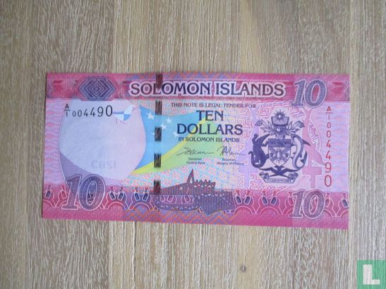 Salomonseilanden 10 Dollars - Afbeelding 1