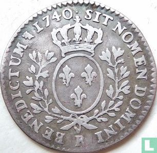 Frankrijk 1/10 écu 1740 (R) - Afbeelding 1