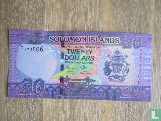 Solomon Islands 20 Dollars, ND (2017 - Image 1