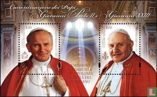 Canonisation deux papes