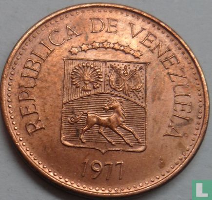 Venezuela 5 centimos 1977 - Afbeelding 1
