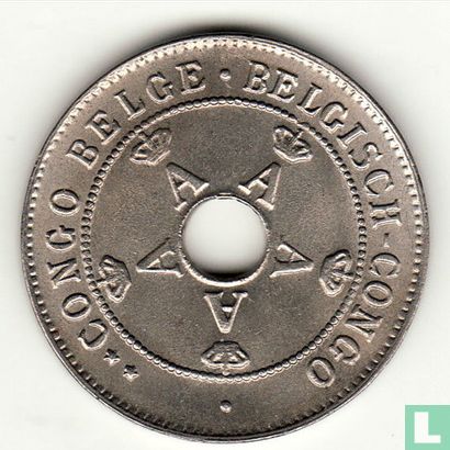 Congo belge 10 centimes 1927 - Image 2