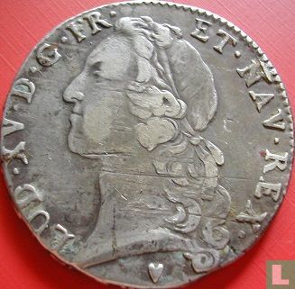 Frankrijk 1 écu 1768 (&) - Afbeelding 2