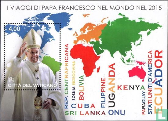 Travels of Pope Francis in 2015