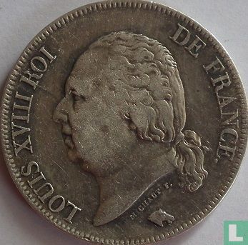 France 5 francs 1824 (MA) - Image 2