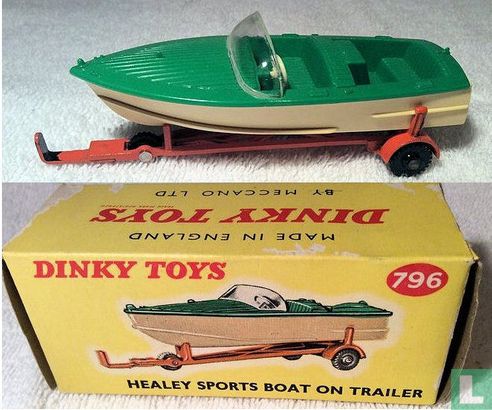 Healey Sports boat on trailer - Image 1