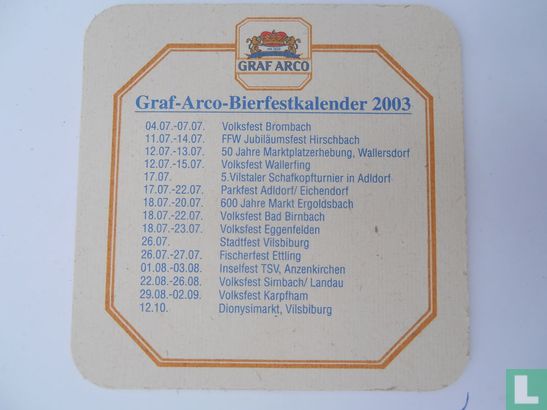 Graf-Arco-Bierfestkalender 2003 - Image 2