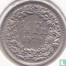 Switzerland ½ franc 1972 - Image 1