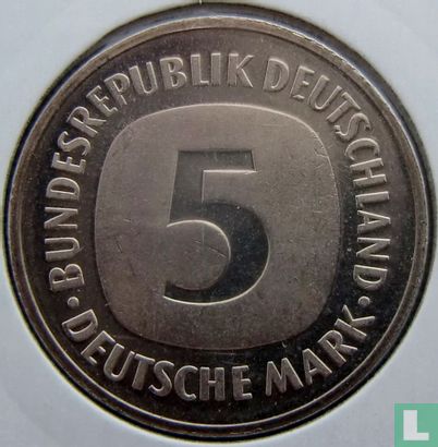 Duitsland 5 mark 1987 (G) - Afbeelding 2