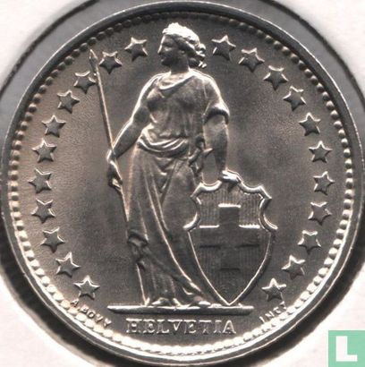 Suisse ½ franc 1971 - Image 2
